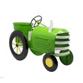 Alpine Corp Alpine Corp LYT272GN Metal Lime Tractor Planter; Green LYT272GN